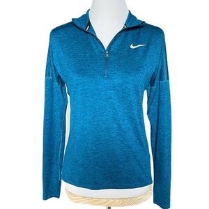 Nike Running teal Dri-fit lightweight jacket